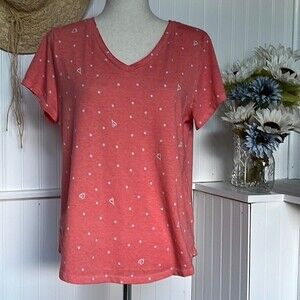 Style & Co Pink Polka Dots & Hearts